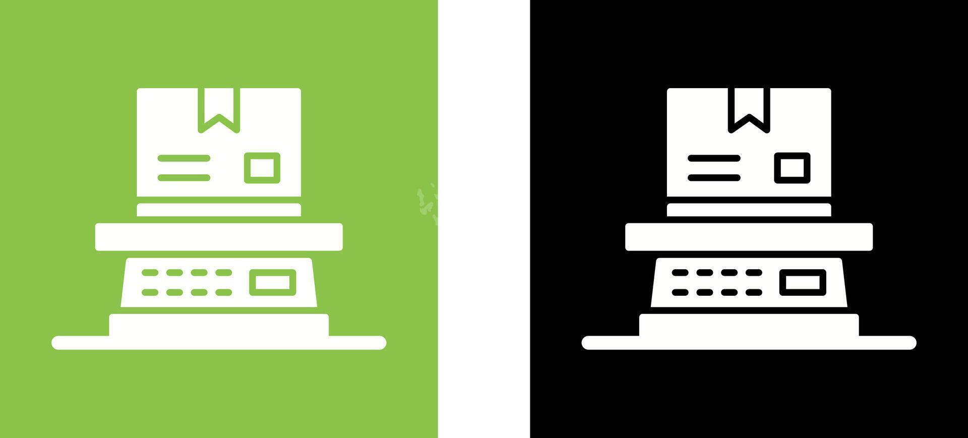 Weight Icon Design vector