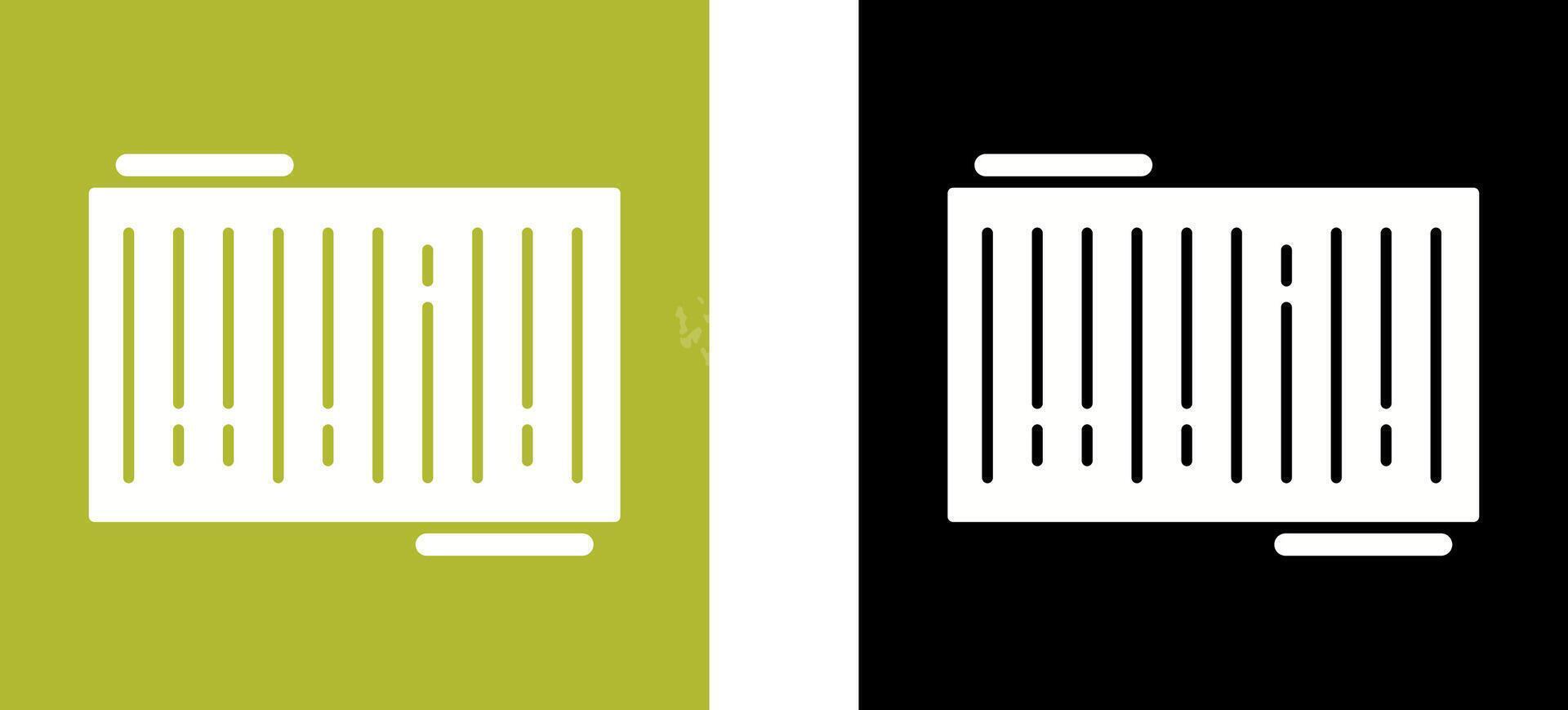 Barcode Icon Design vector