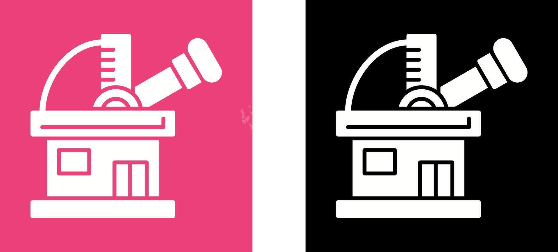 Observatory Icon Design vector