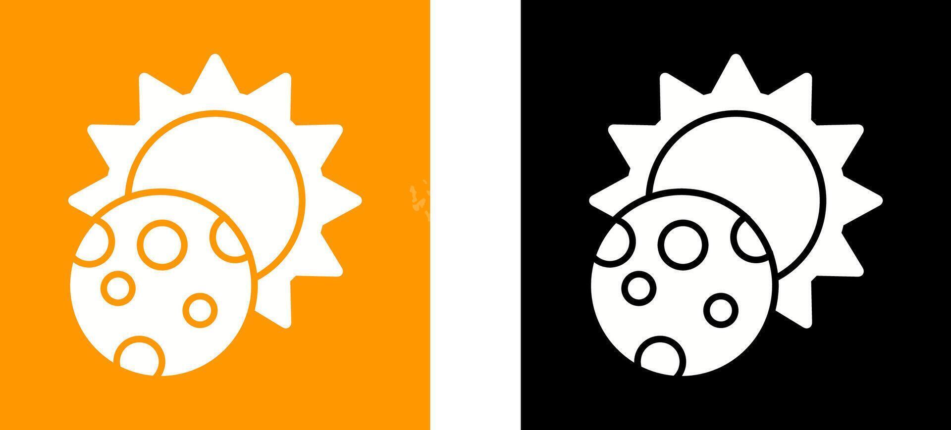 Eclipse Icon Design vector