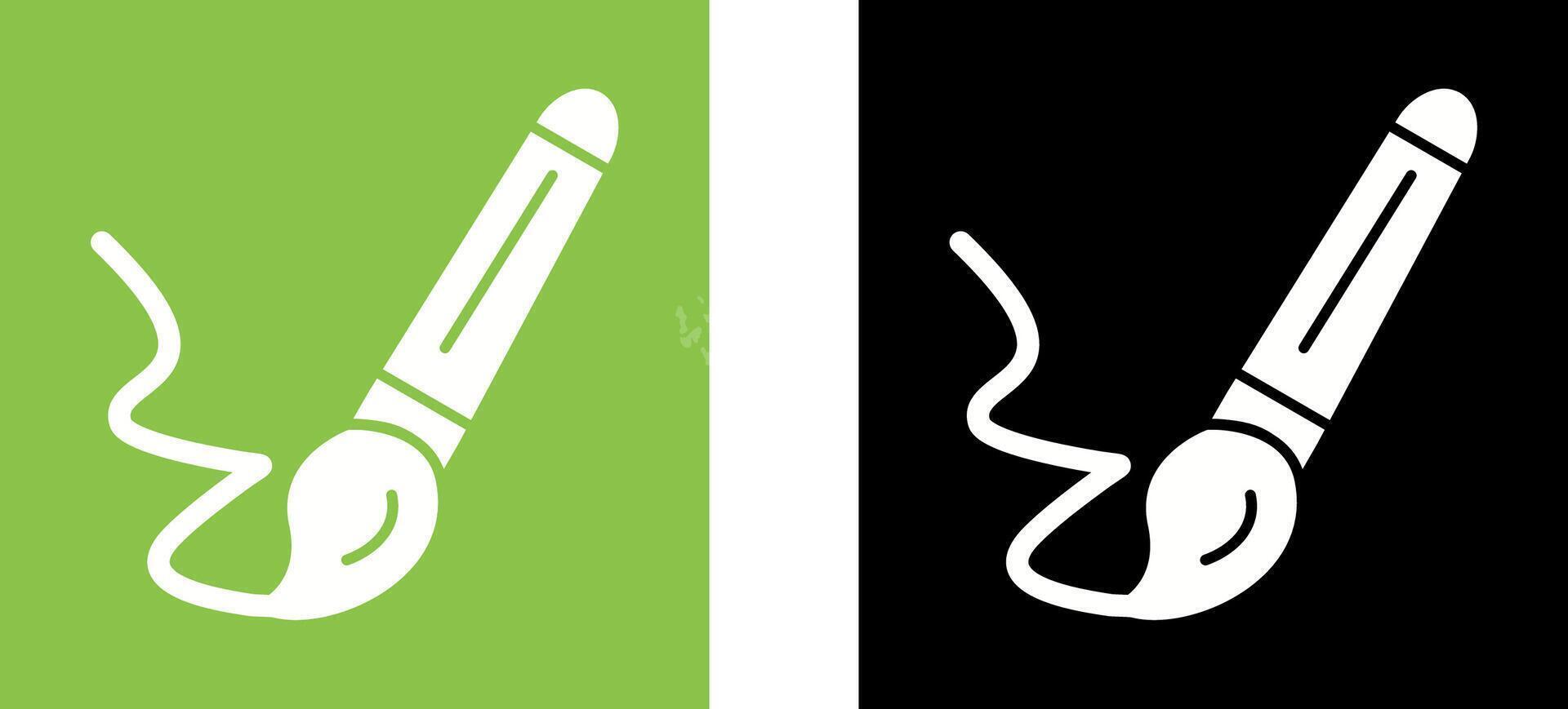 Paint Brush Icon Design vector