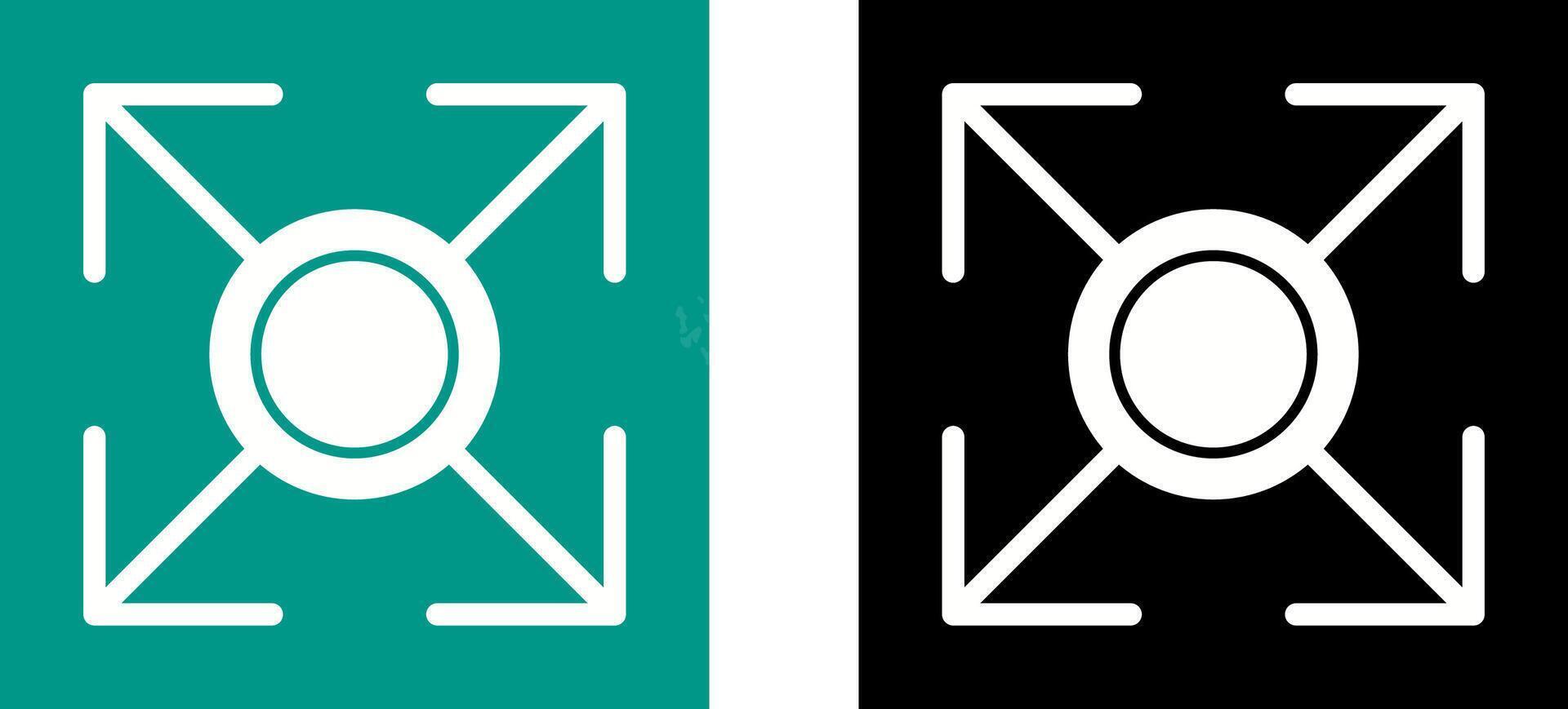 Expand Icon Design vector