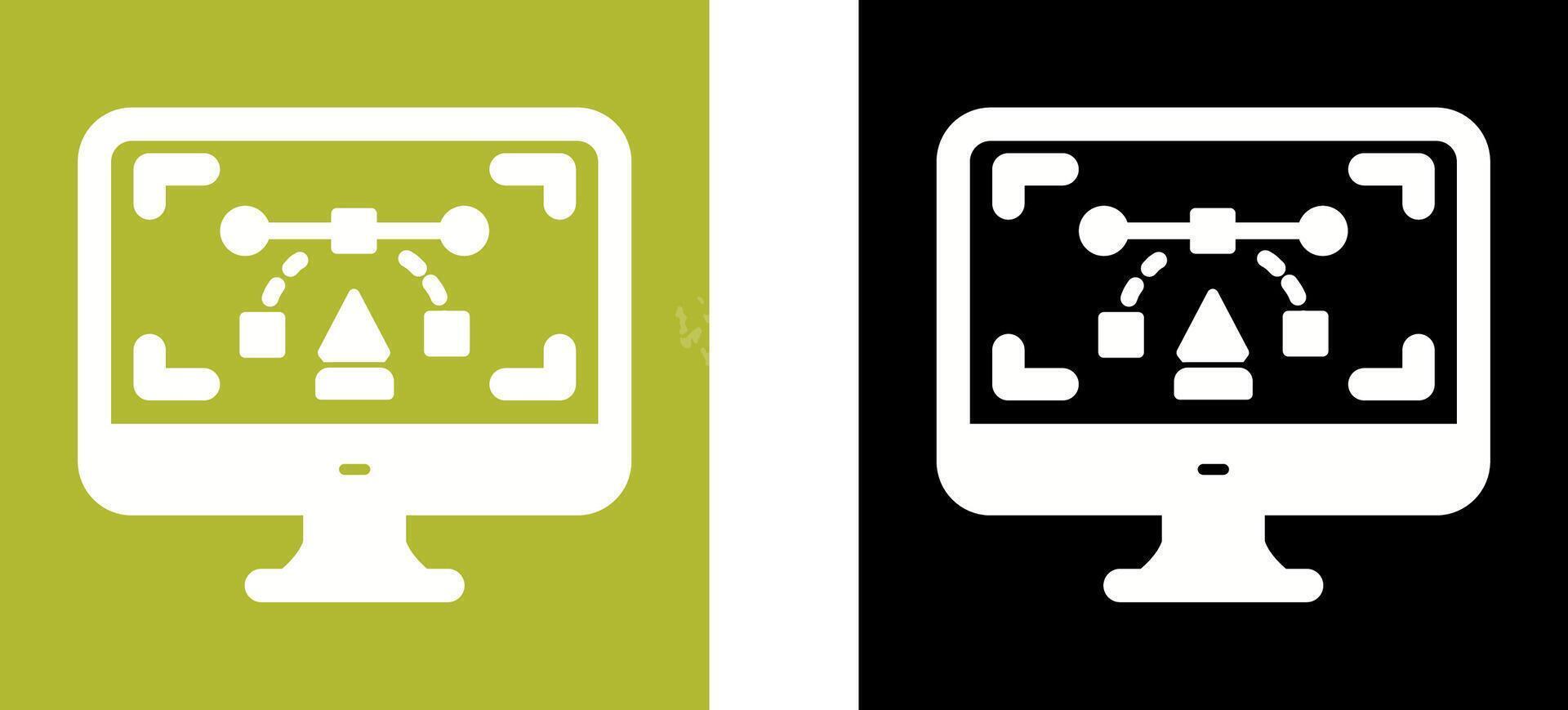 Desktop Icon Design vector