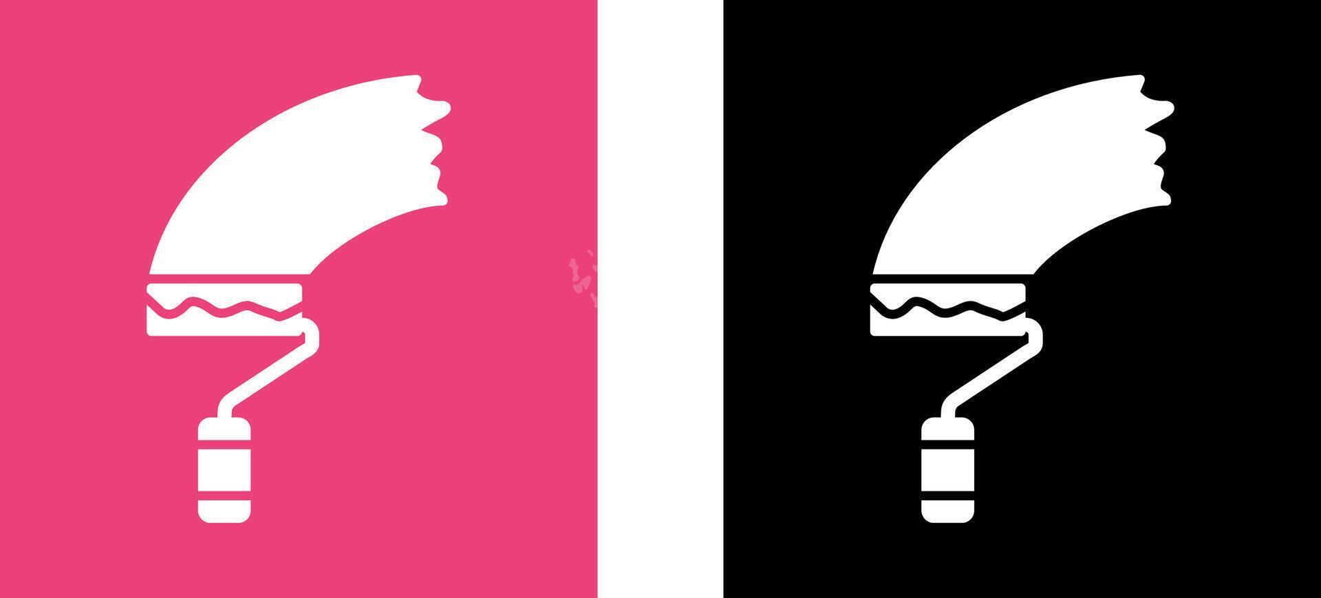 Paint Roller Icon Design vector