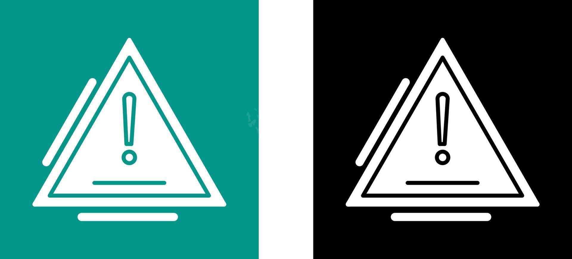 Warning Icon Design vector