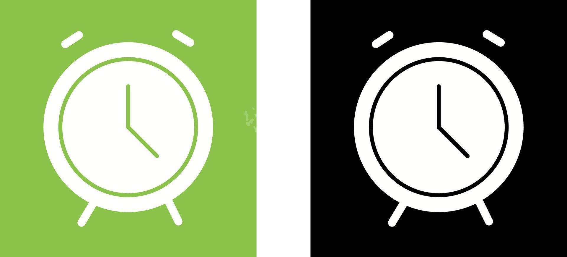 Alarm Clock Icon Design vector