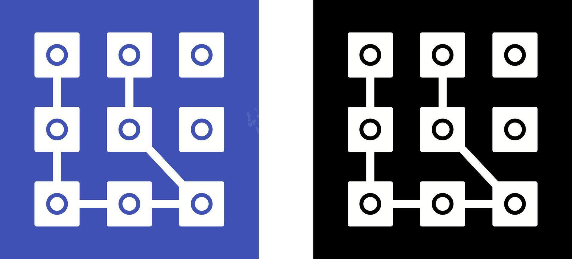 Pattern Icon Design vector