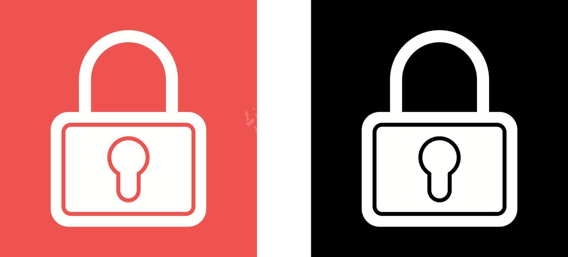 Lock Icon Design vector