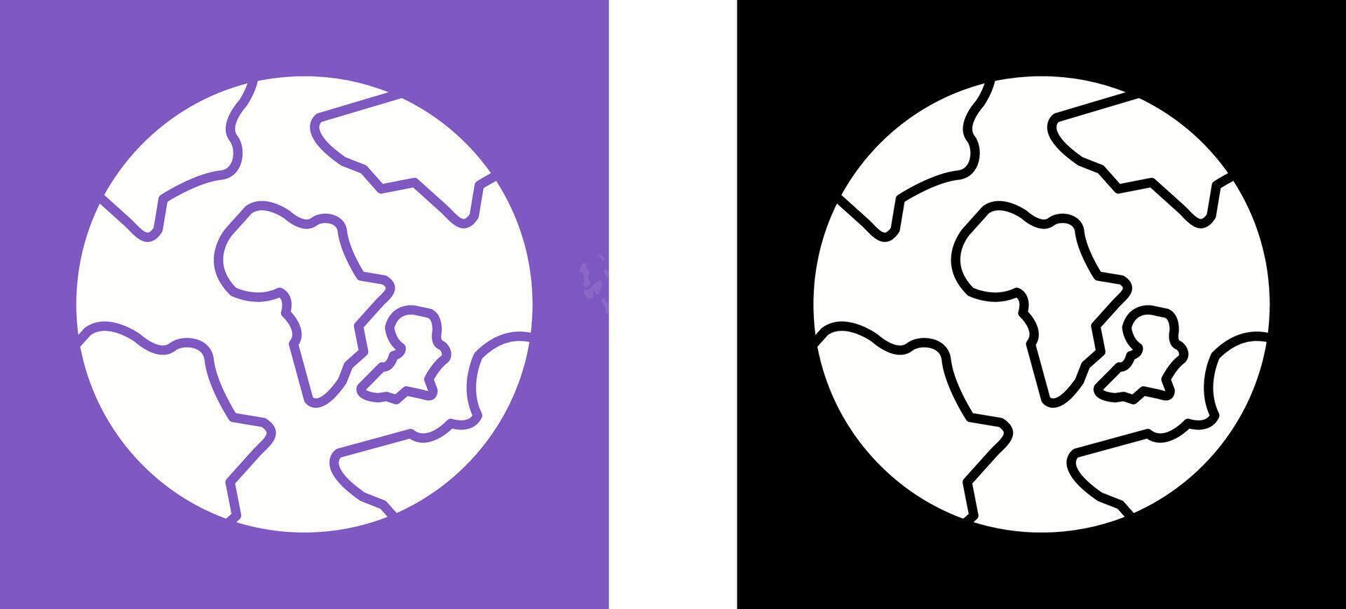 Earth Icon Design vector