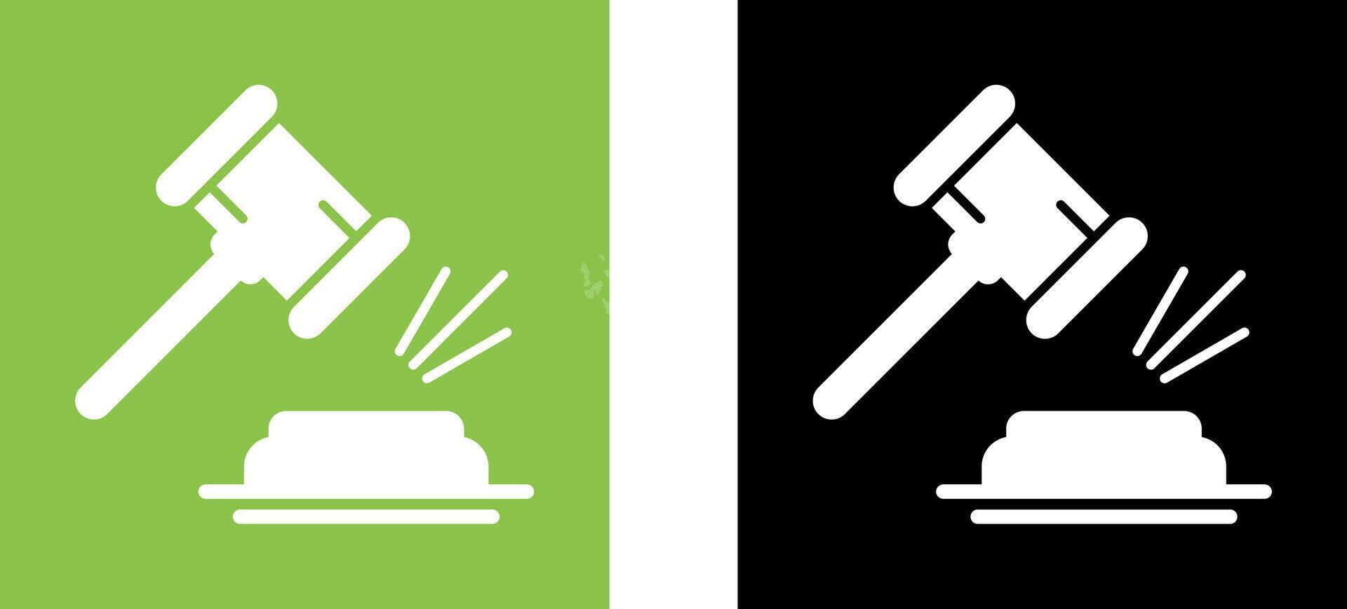 Gavel Icon Design vector