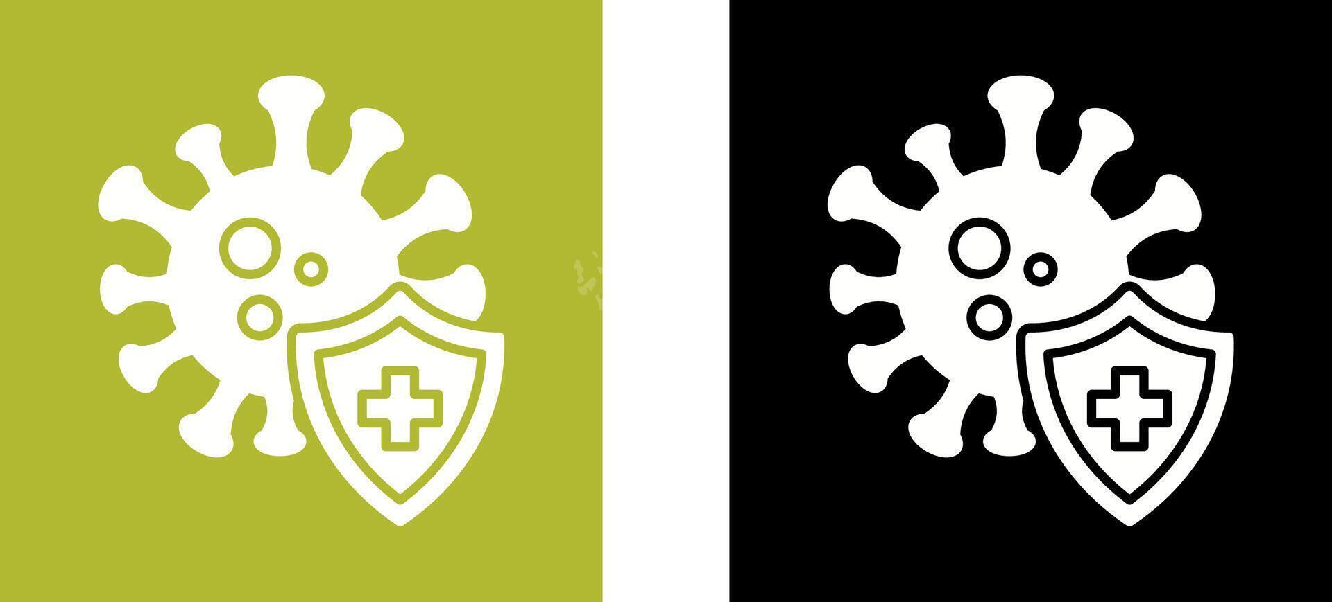 Medical Protection Icon Design vector
