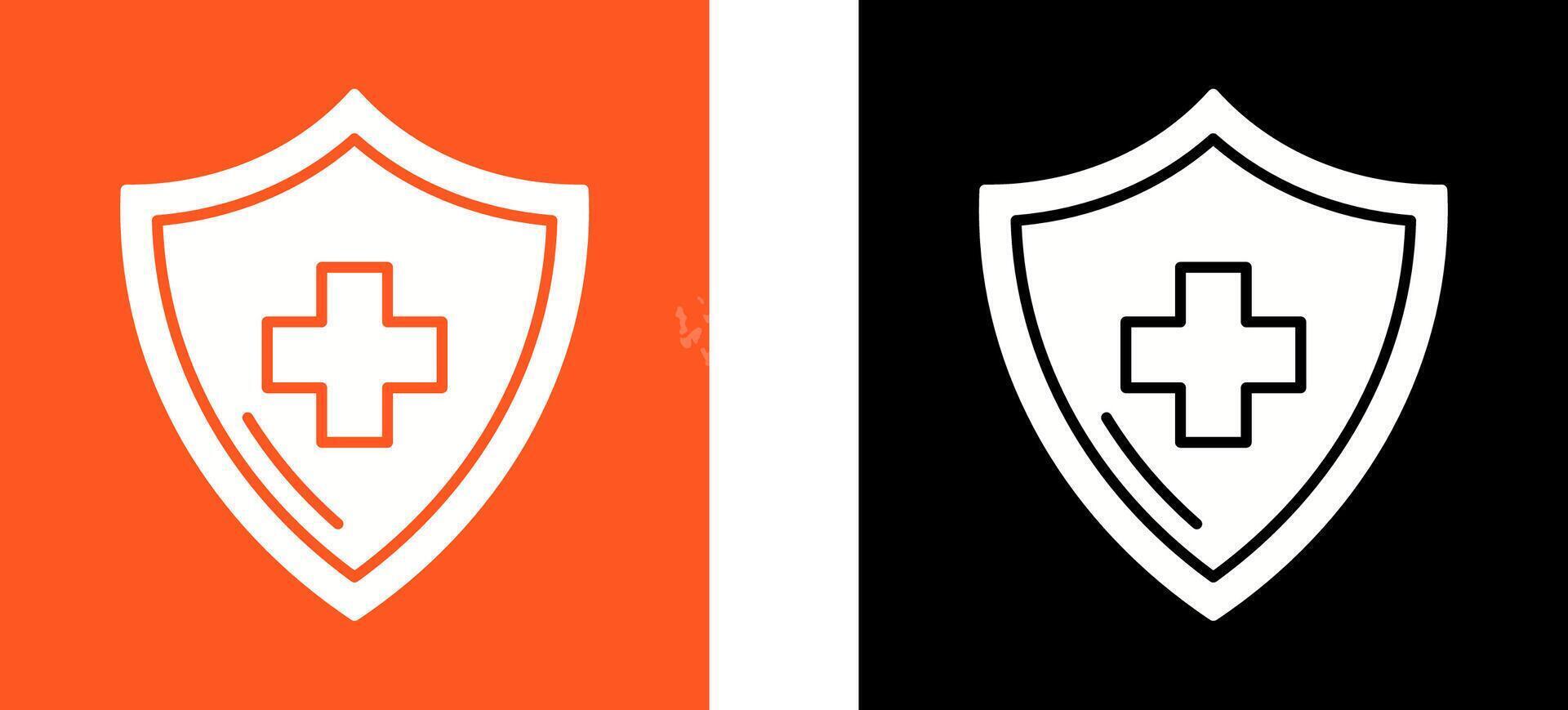 Health Protection Icon Design vector