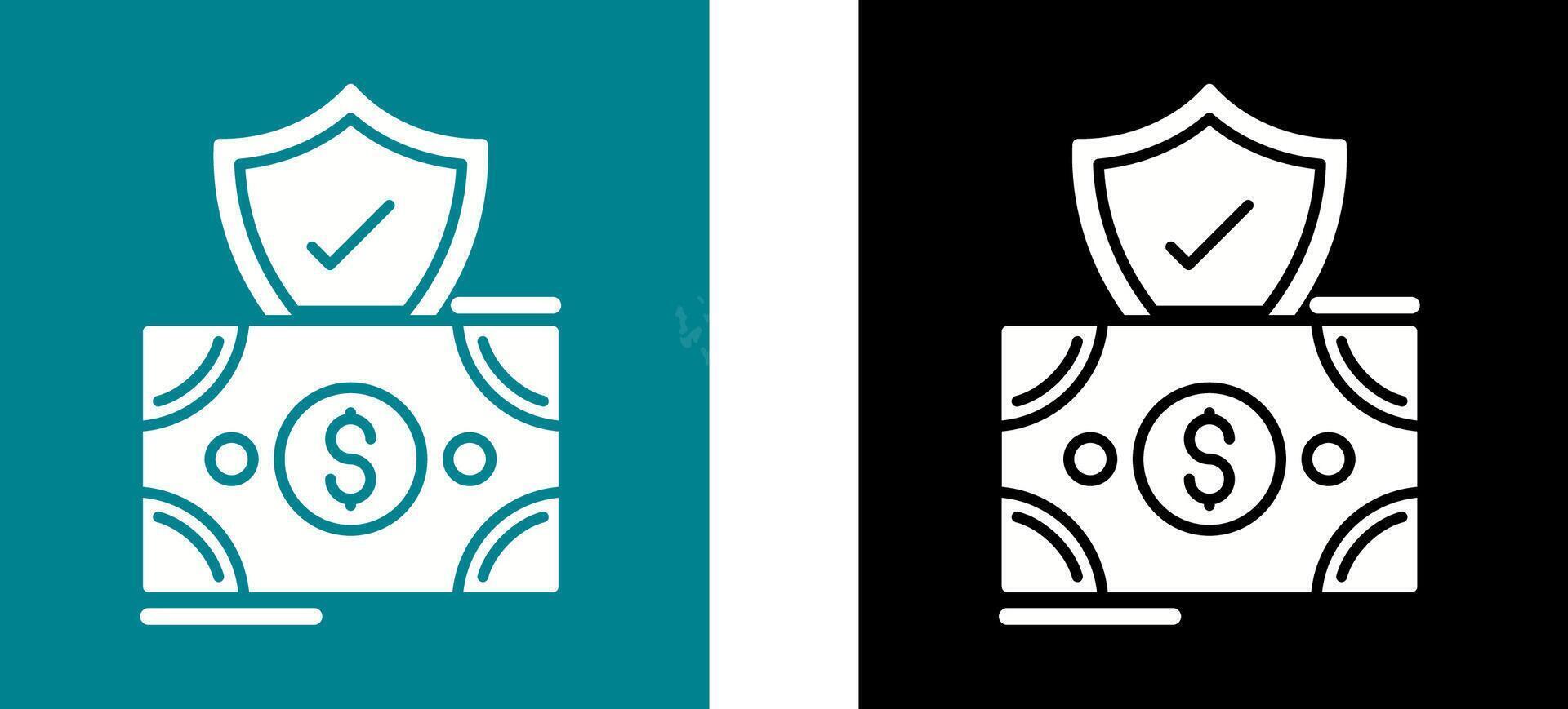 Investment Protection Icon Design vector