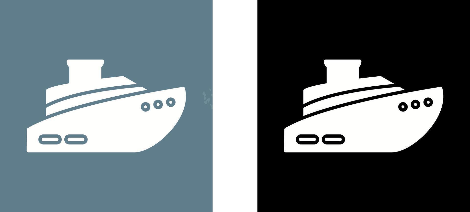 Ship Icon Design vector