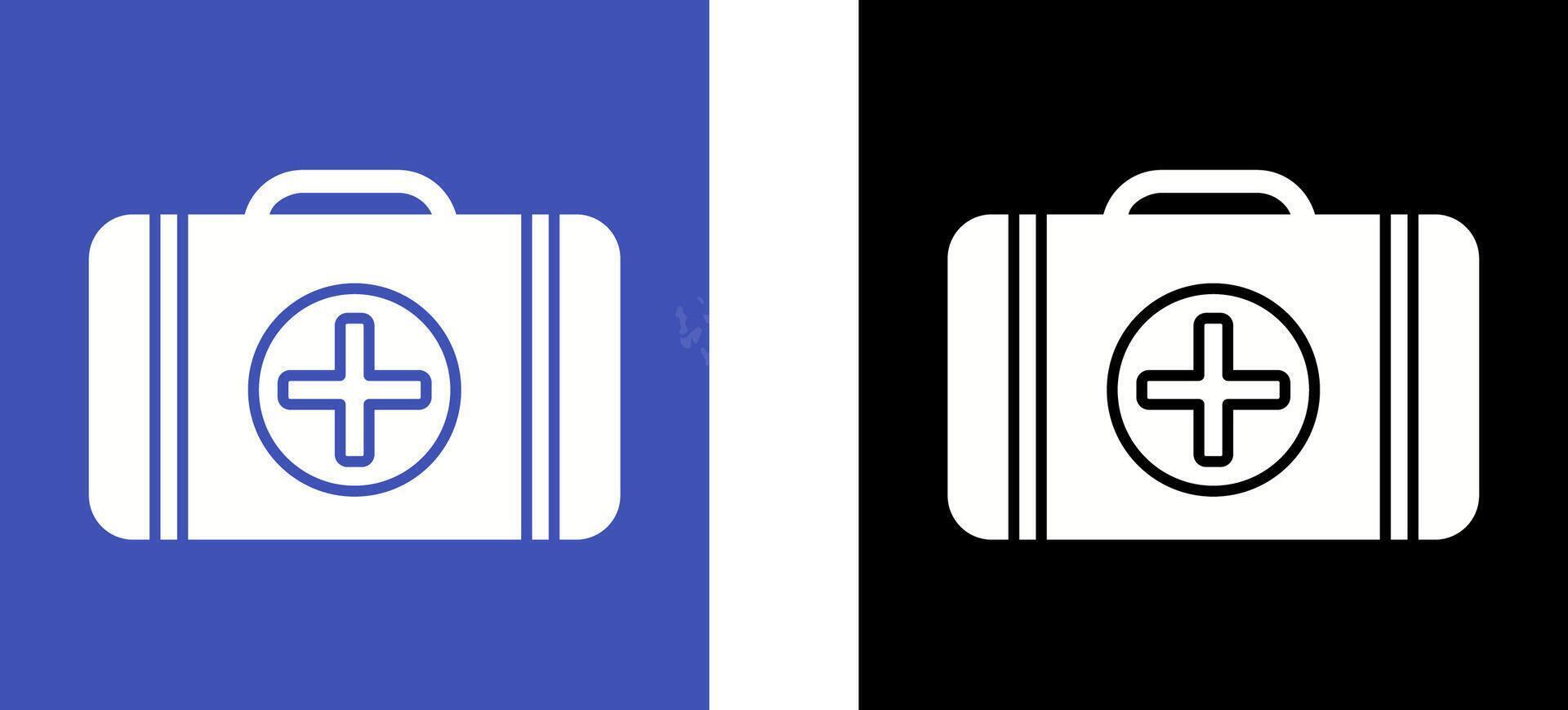 First Aid Kit Icon Design vector