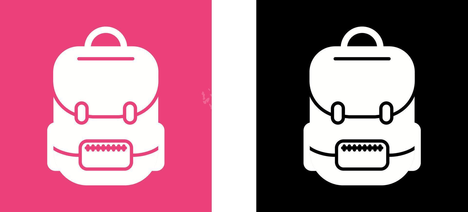 Bag Icon Design vector