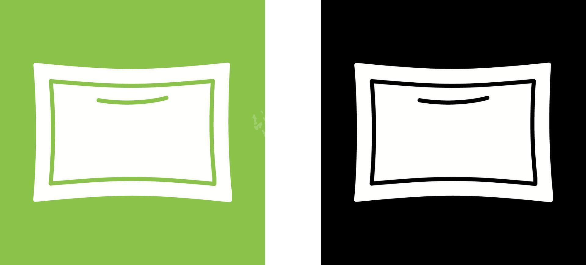 Pillow Icon Design vector
