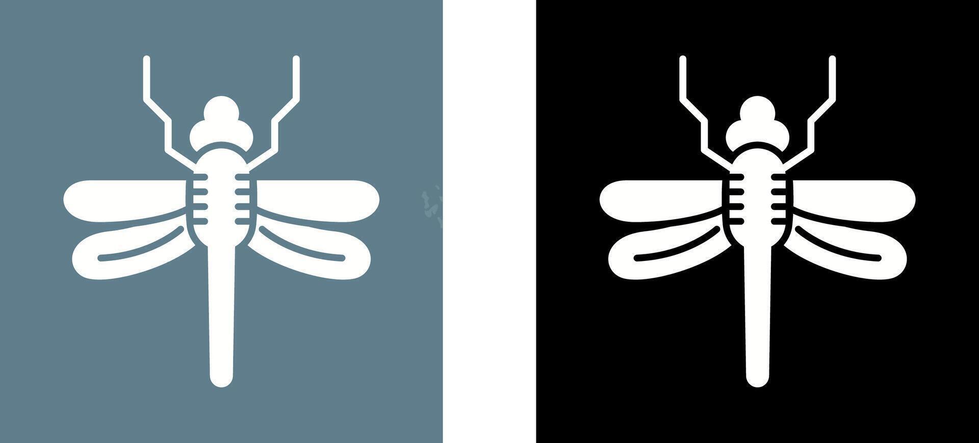 Dragonfly Icon Design vector