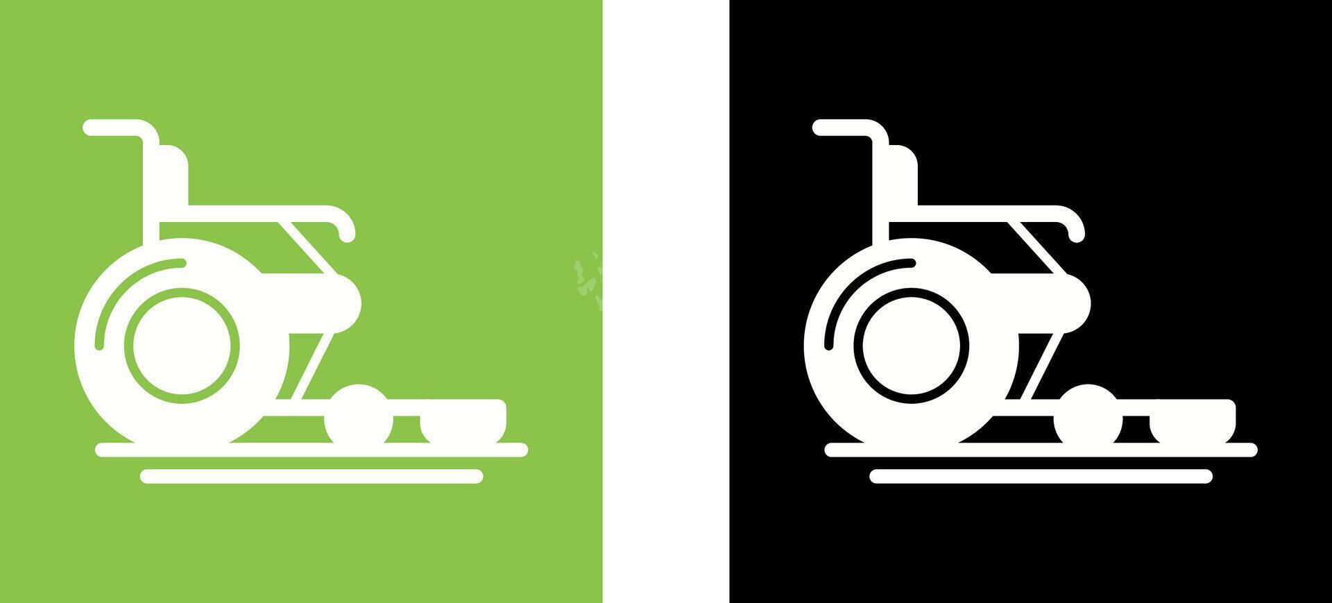 Wheel Chair Icon Design vector