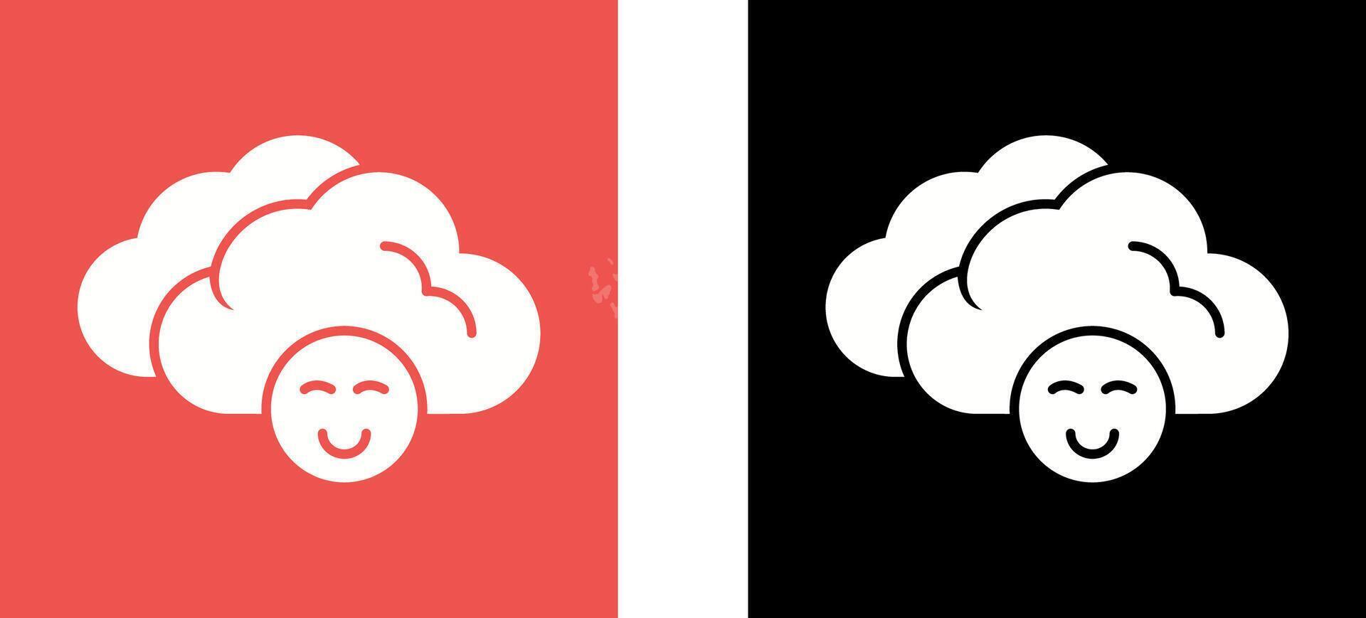 Cloudy Icon Design vector
