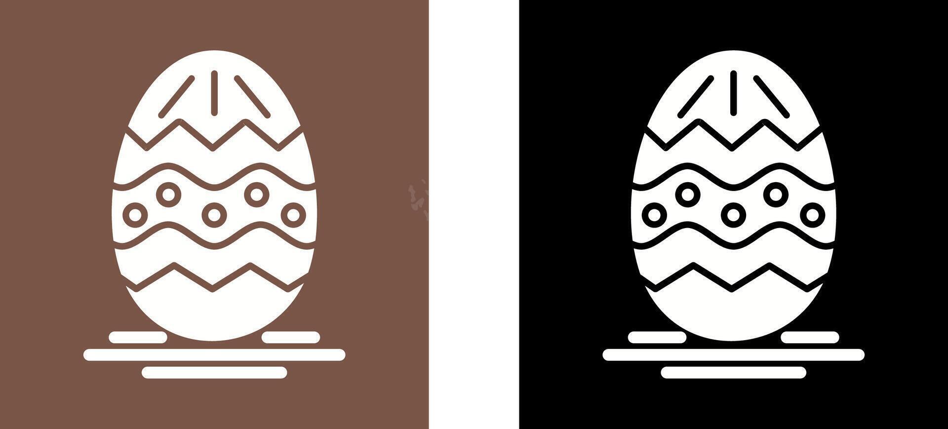 Easter Egg Icon Design vector