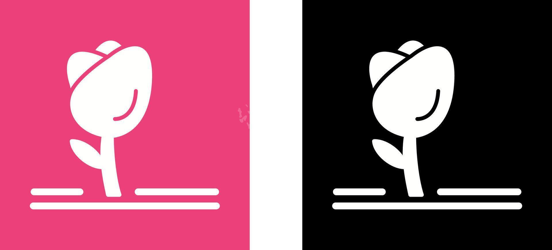 Tulip Icon Design vector