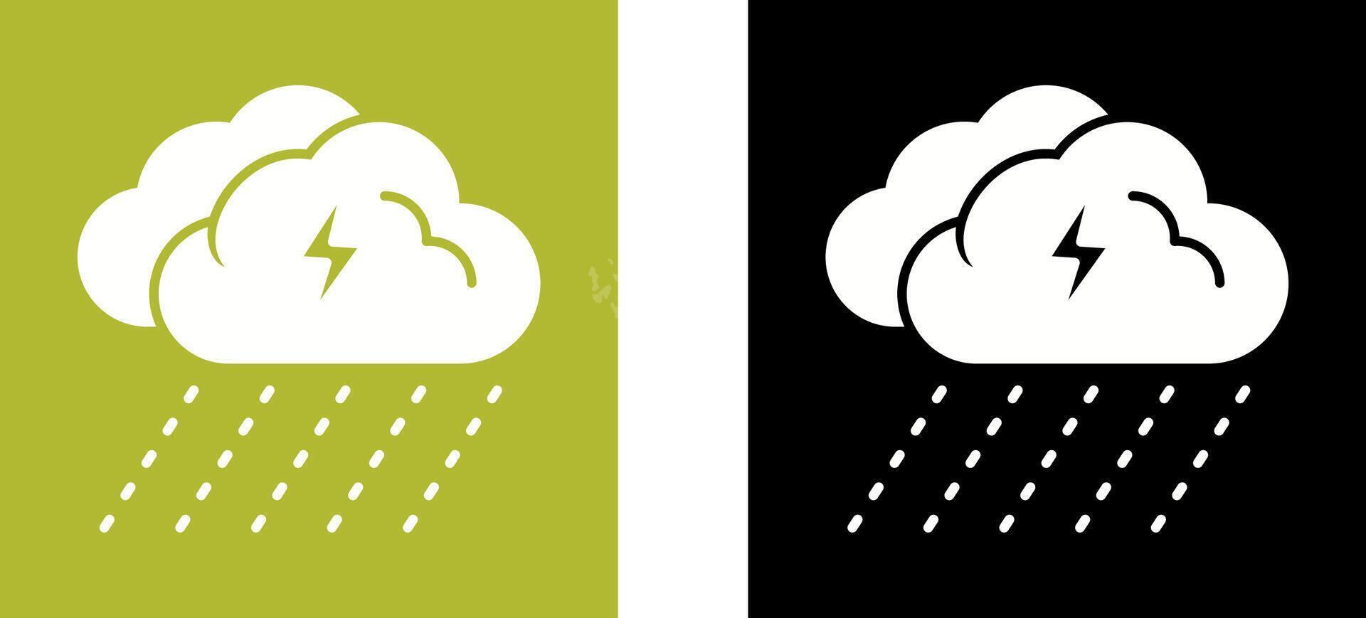 Rainy Day Icon Design vector