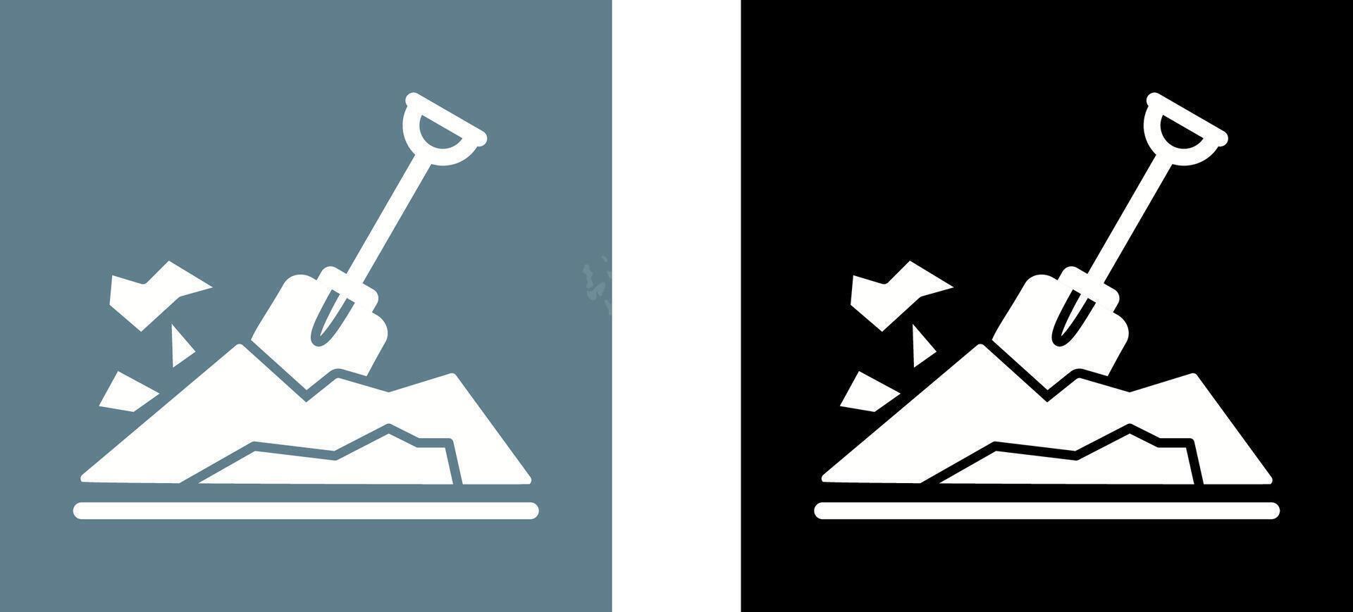 Digging Icon Design vector