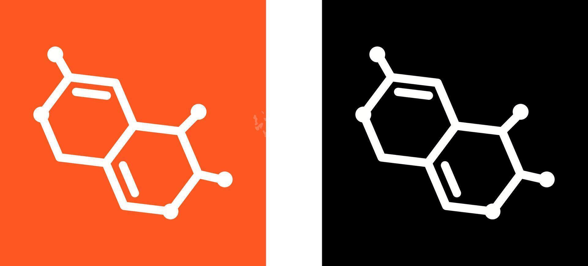 Molecule Icon Design vector