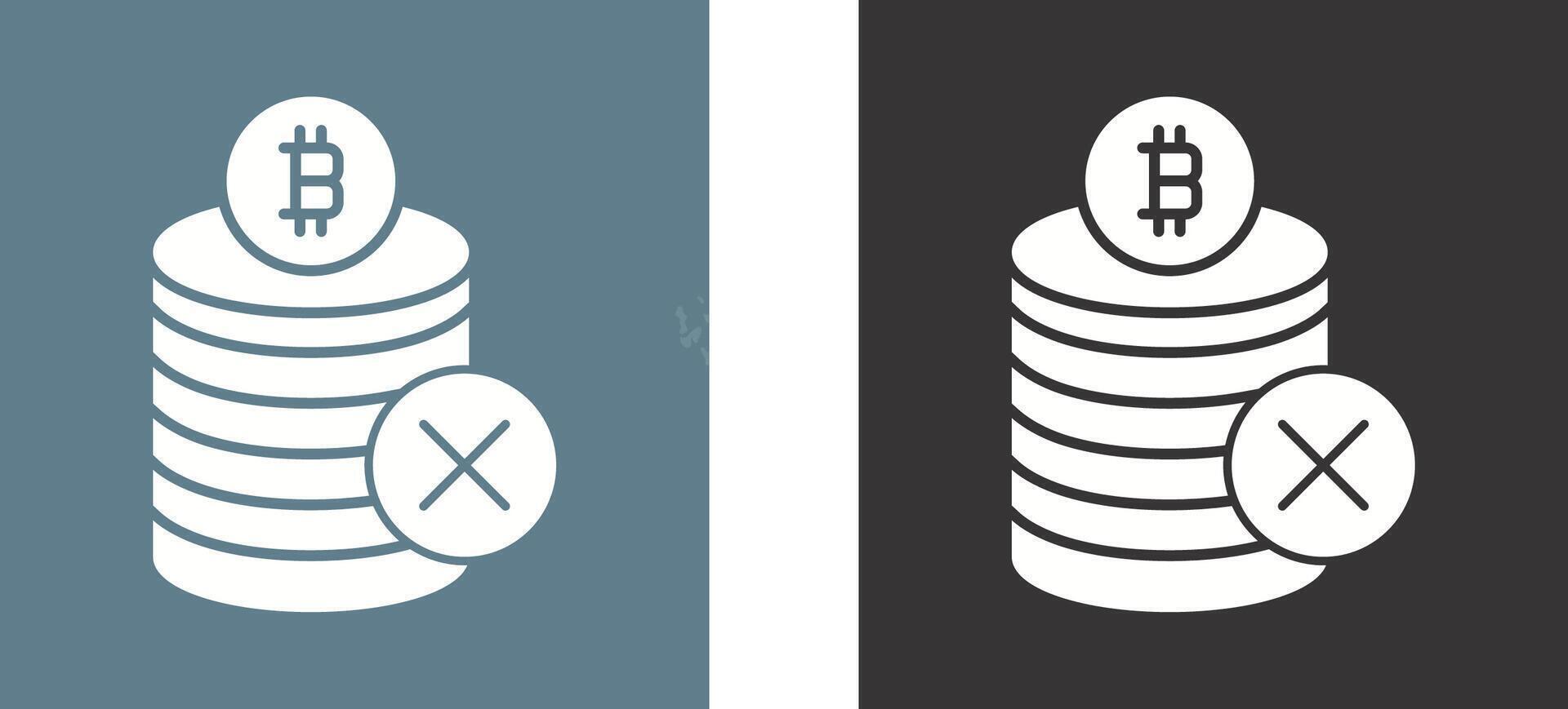 Not Accepted Icon Design vector
