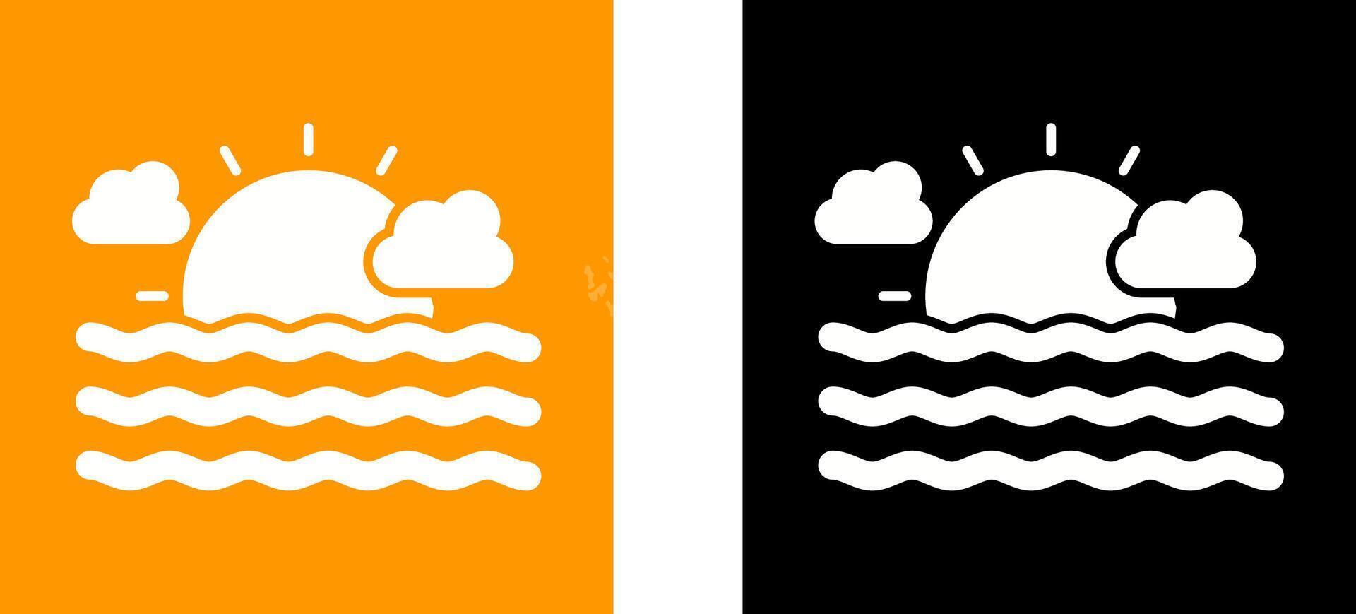 Sea Icon Design vector