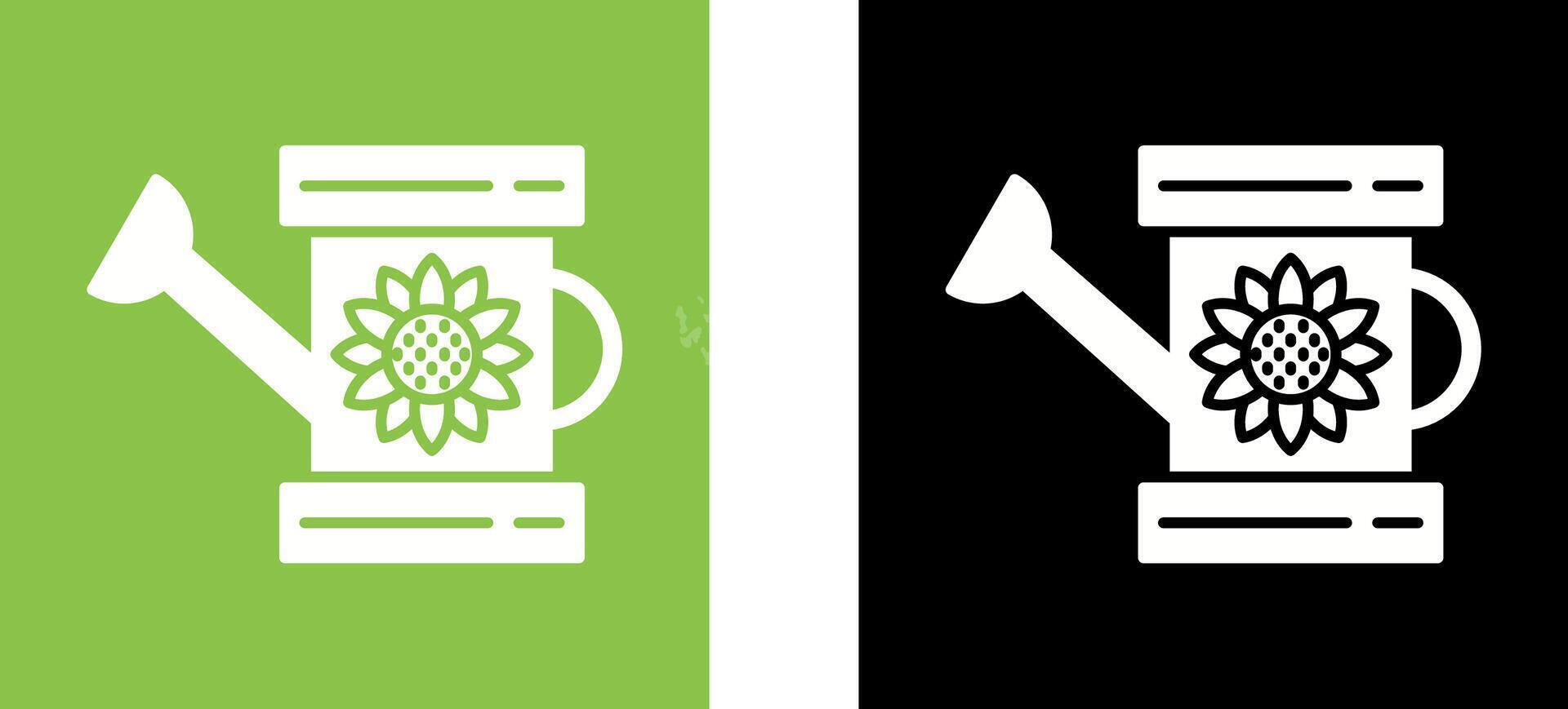 Watering Can Icon Design vector