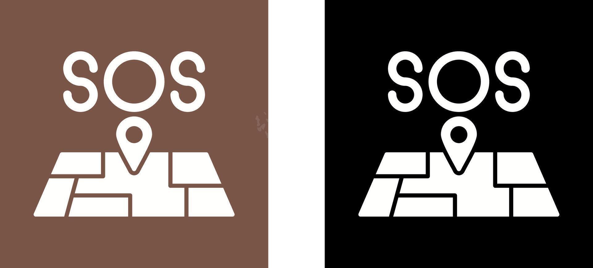 Sos Icon Design vector