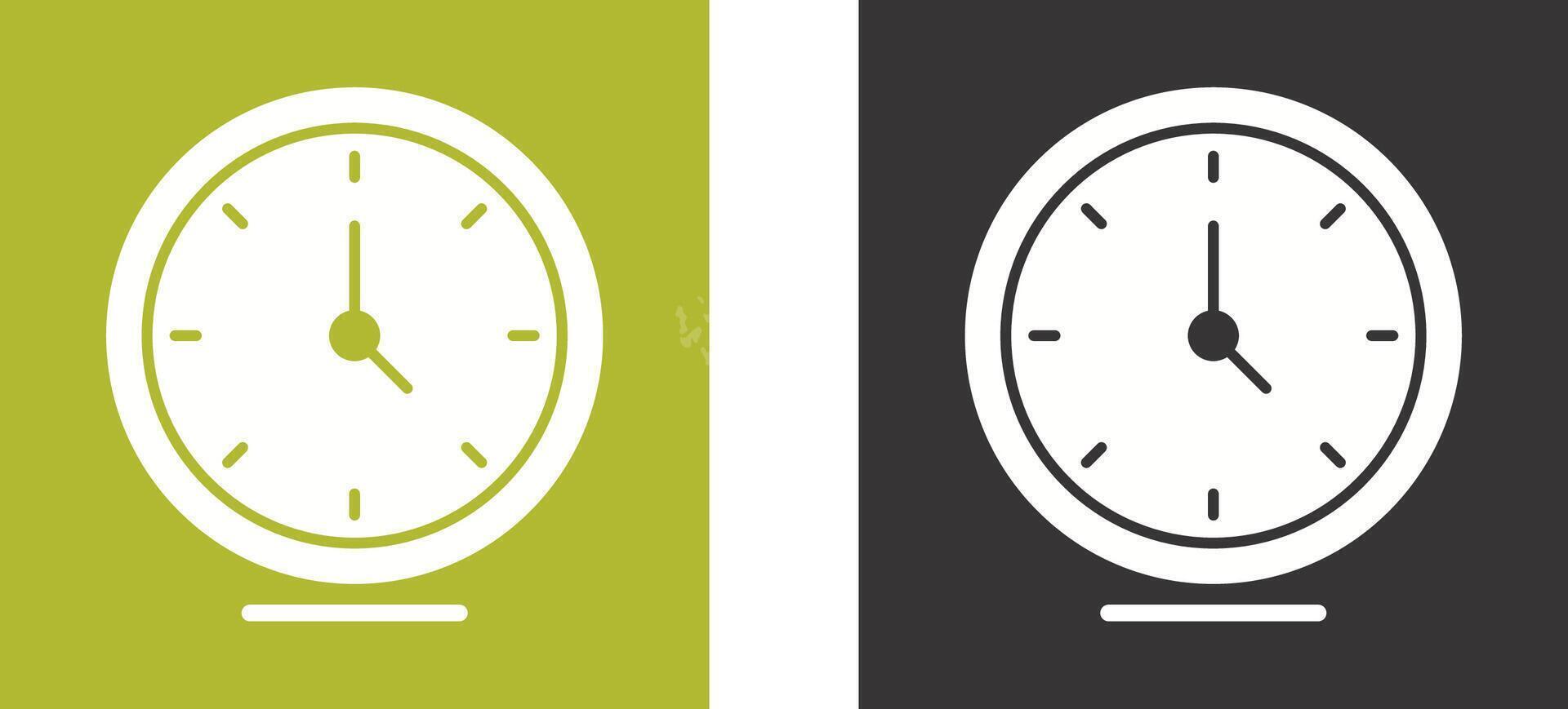 Clock Icon Design vector