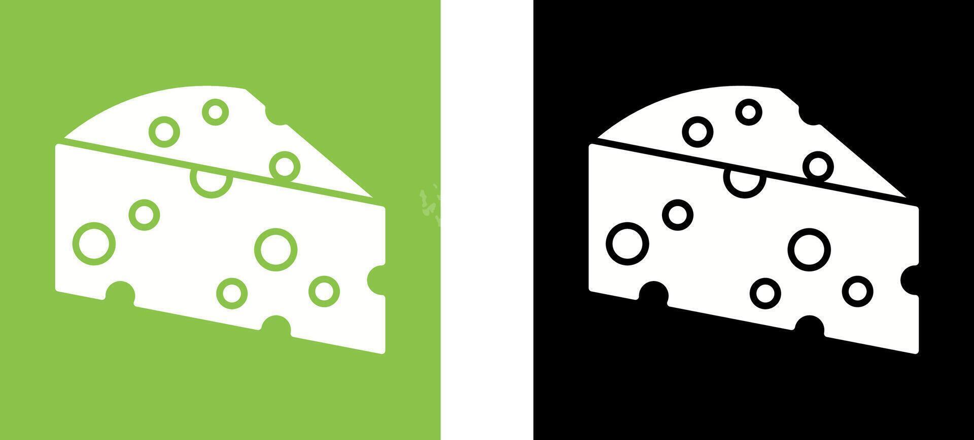Cheese Icon Design vector