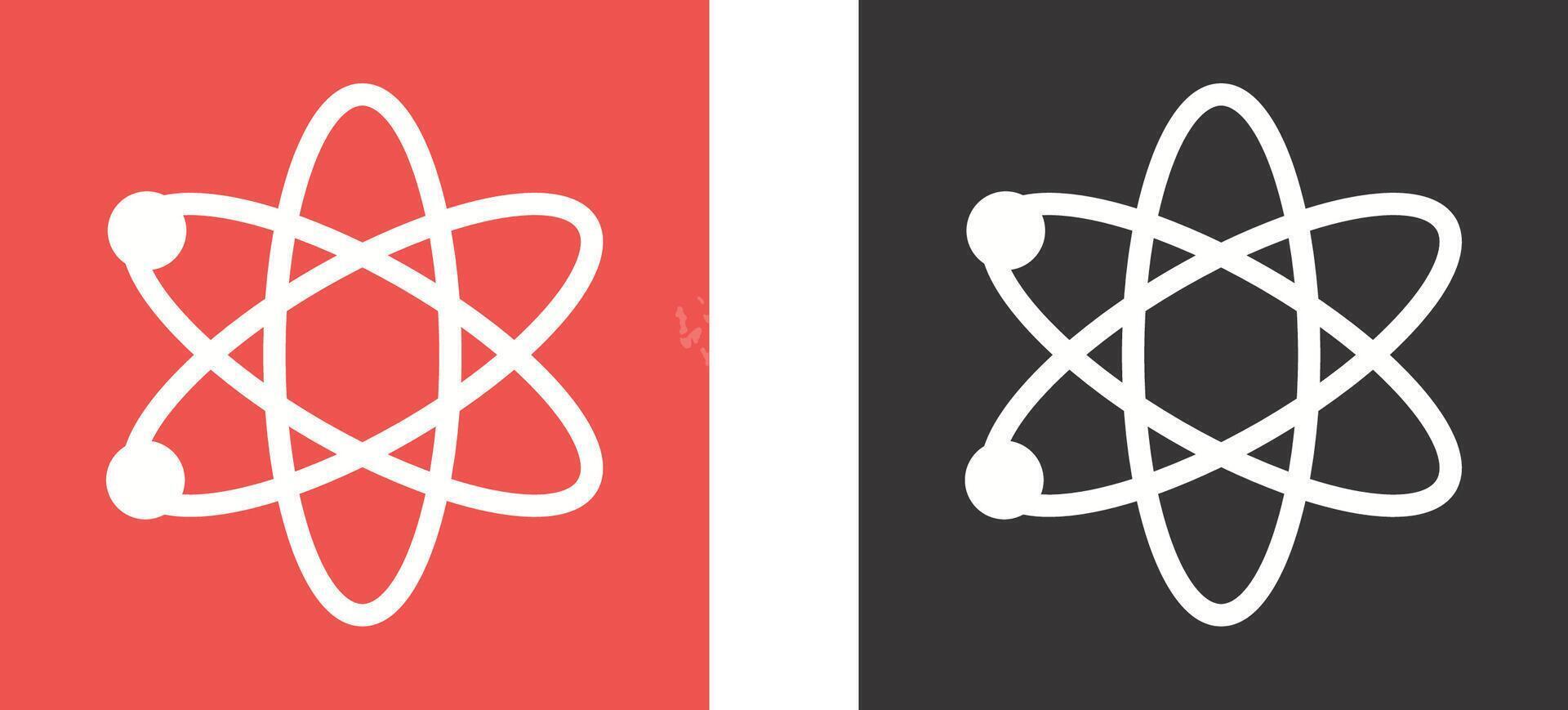 Atom Icon Design vector