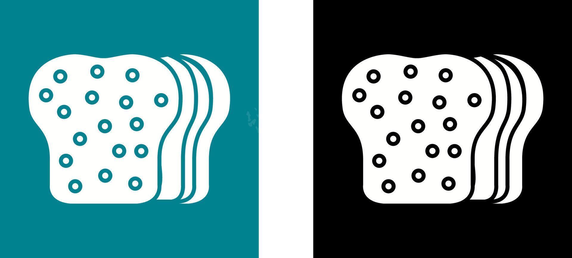 Bread Icon Design vector