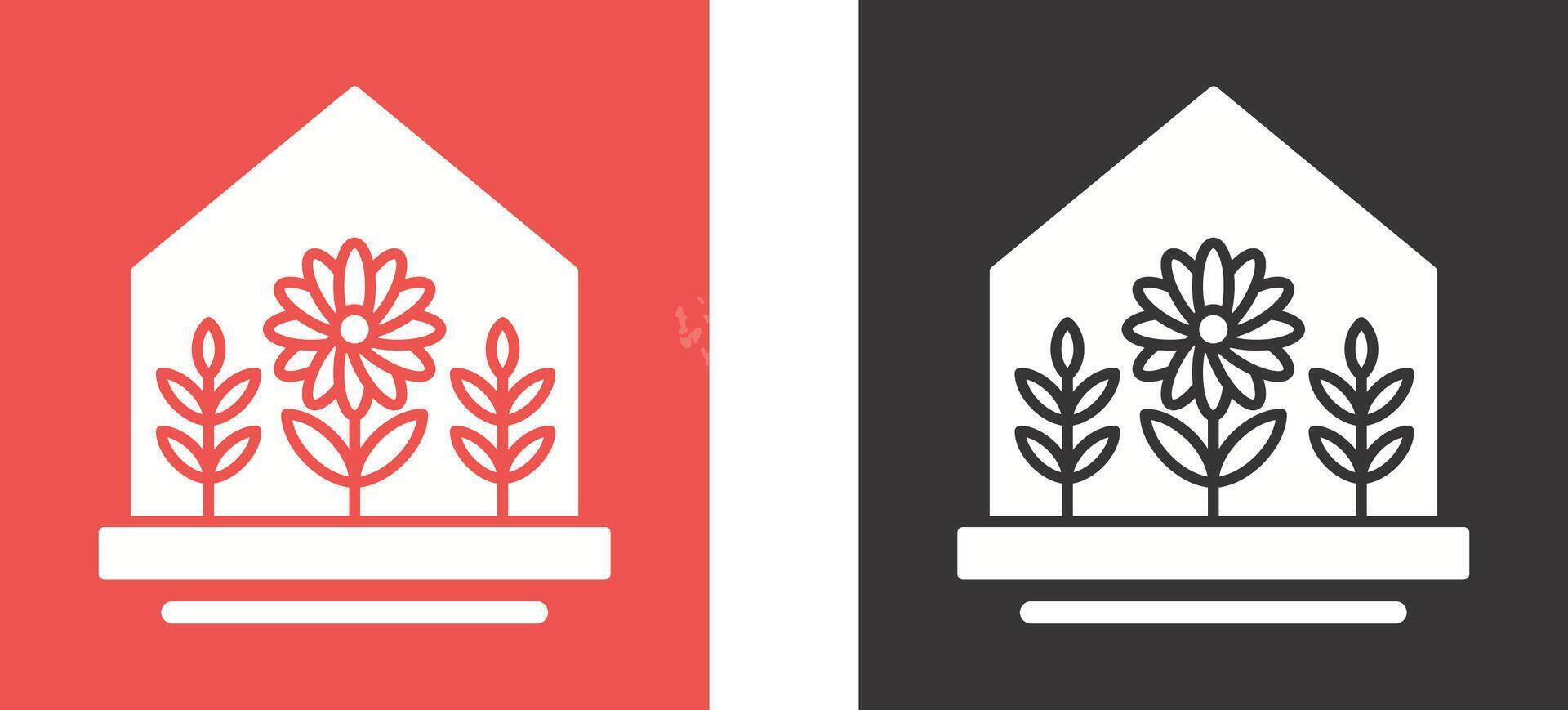 Farm House Icon Design vector