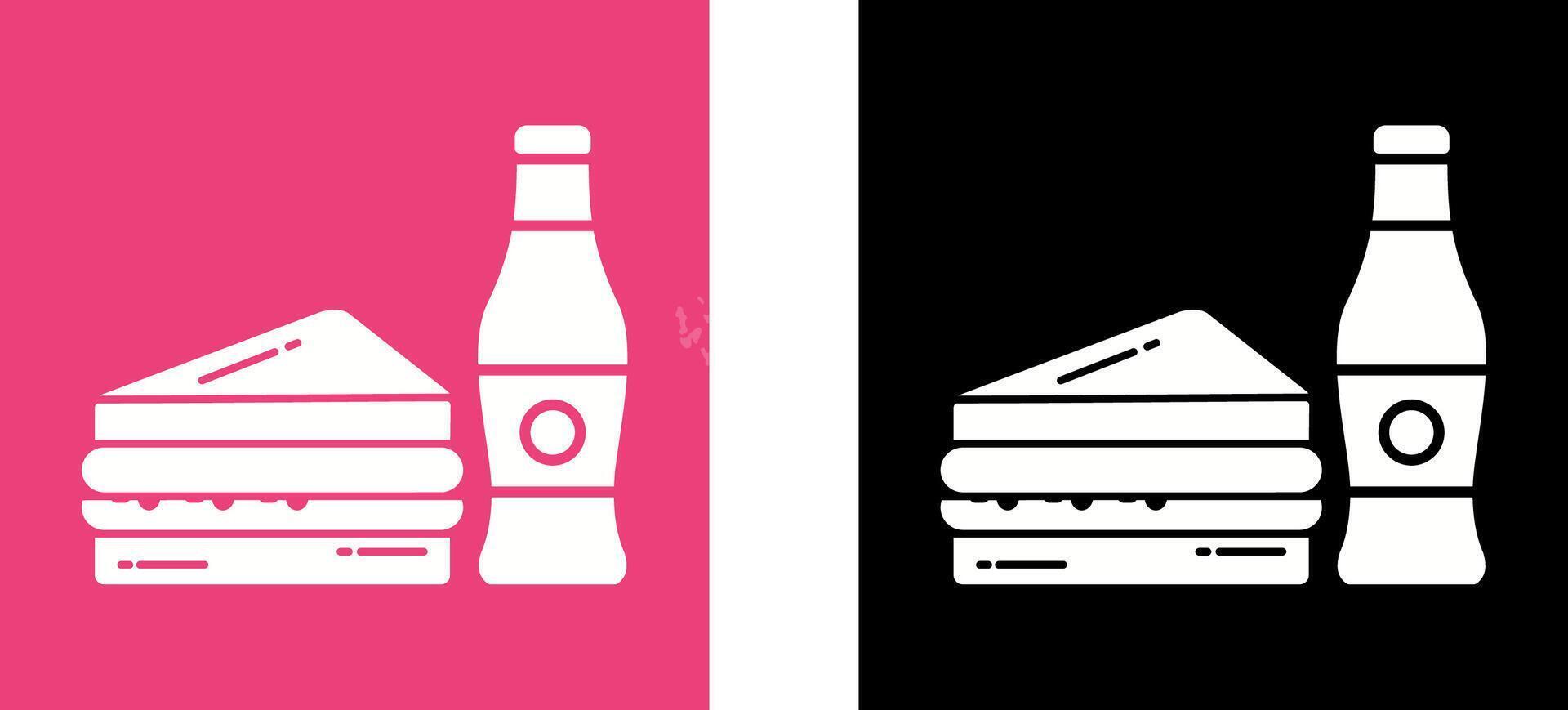 Junk Food Icon Design vector