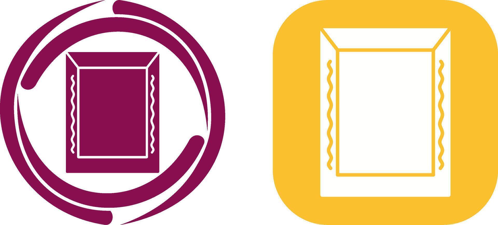 Unique Frame Icon Design vector
