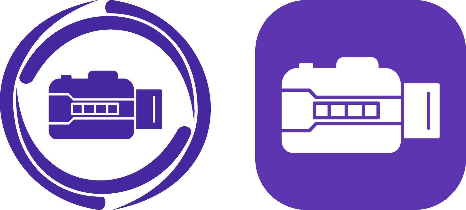 Unique Open Camera Icon Design vector