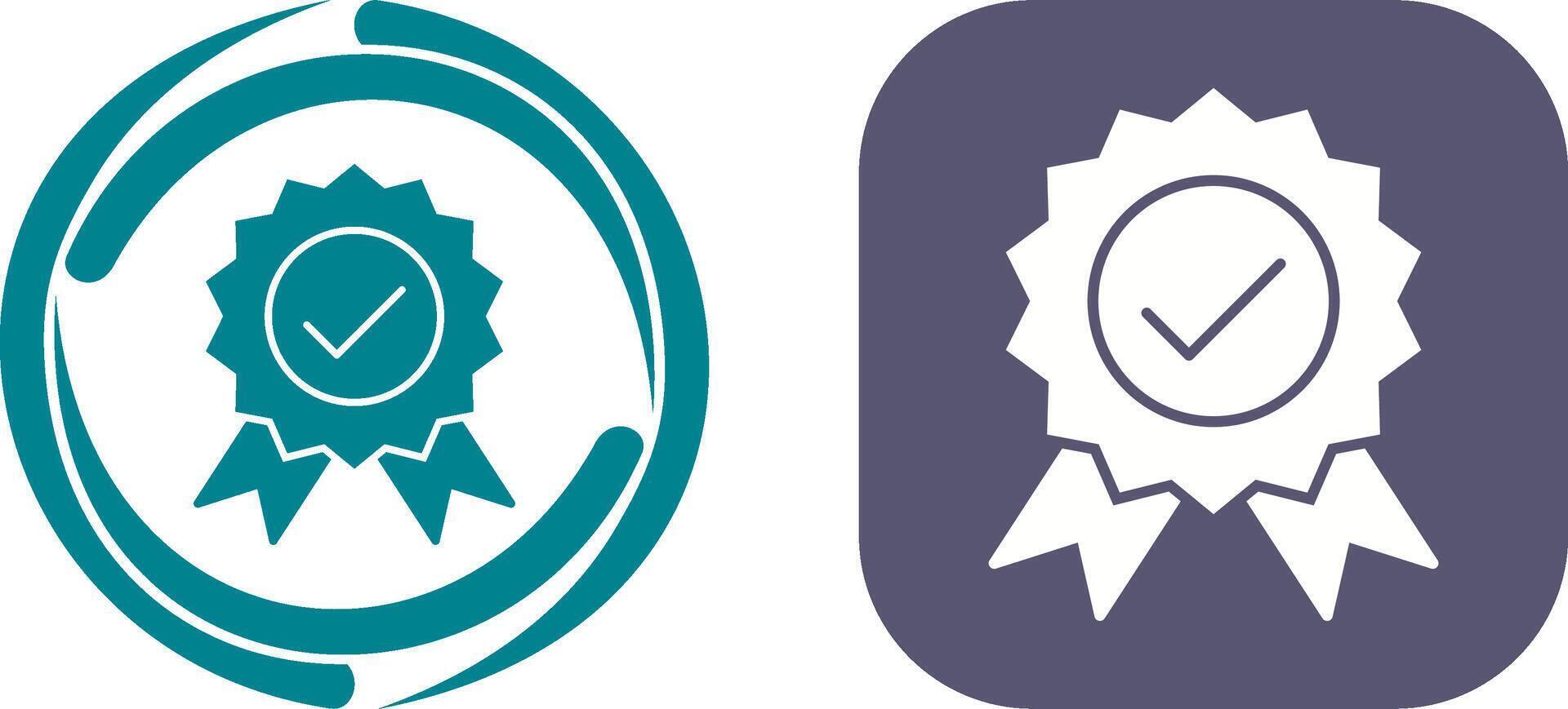Unique Quality Control Icon Design vector