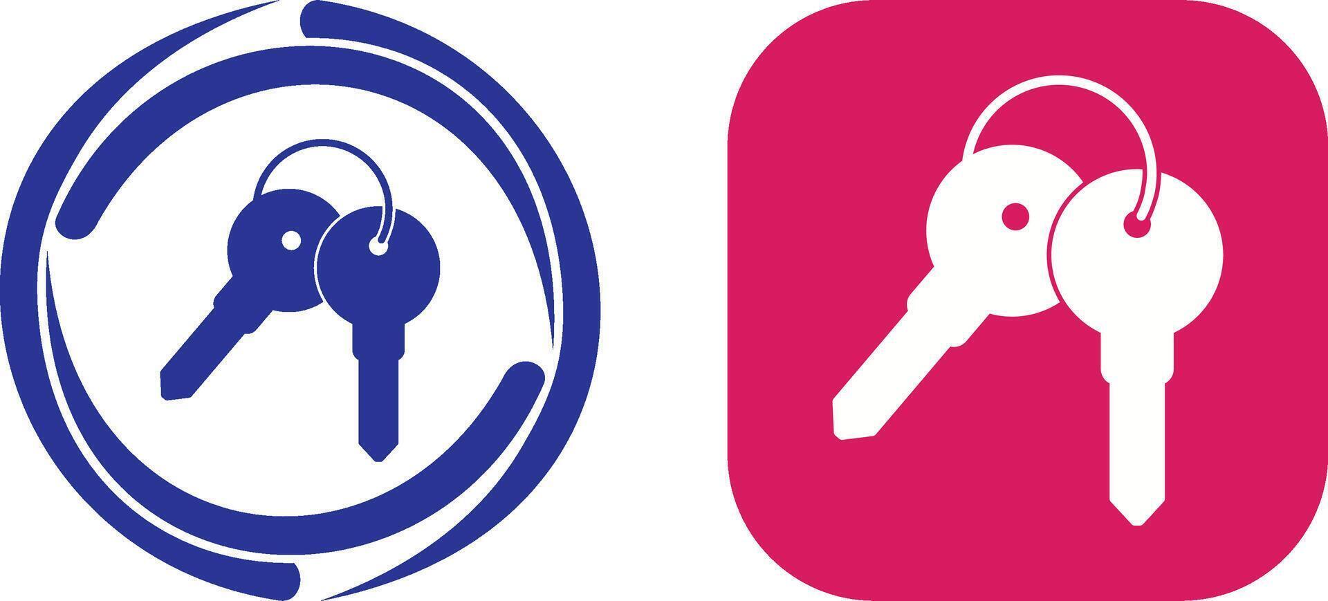 Keys Icon Design vector