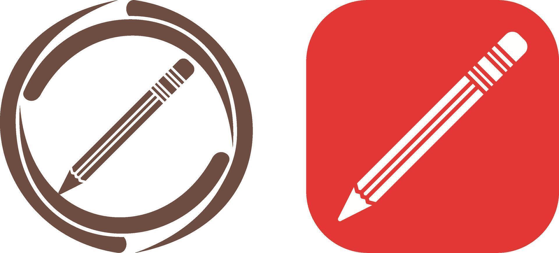 Pencil Icon Design vector