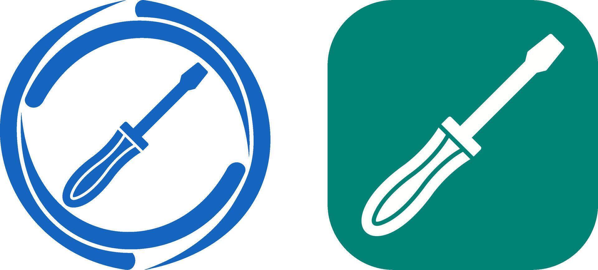 Screwdriver Icon Design vector