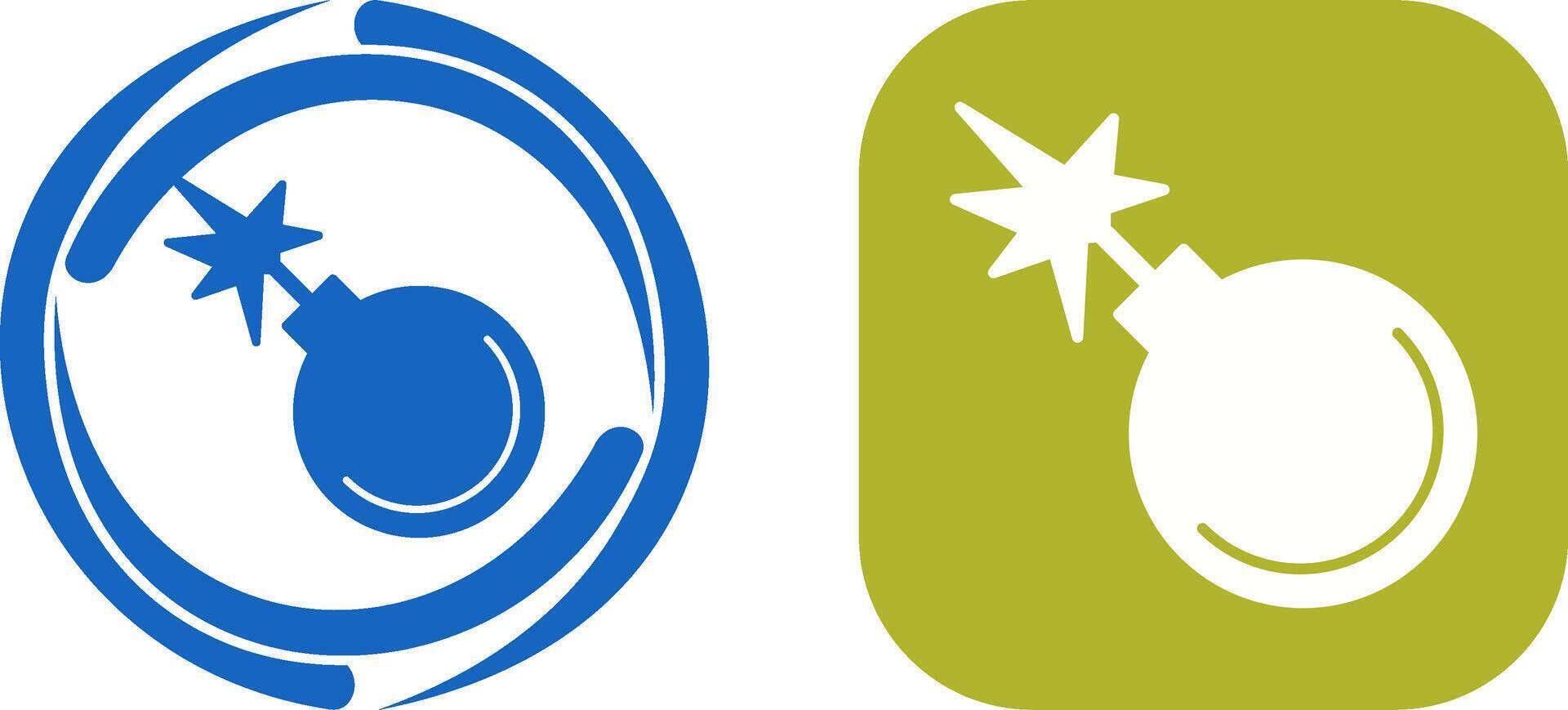 Danger of Explosion Icon Design vector