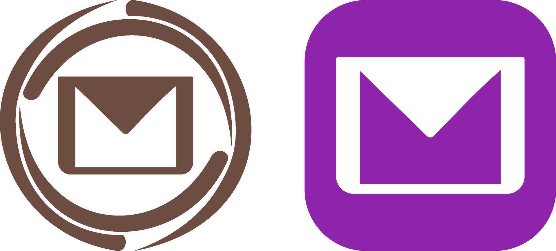 Unique Email Icon Design vector
