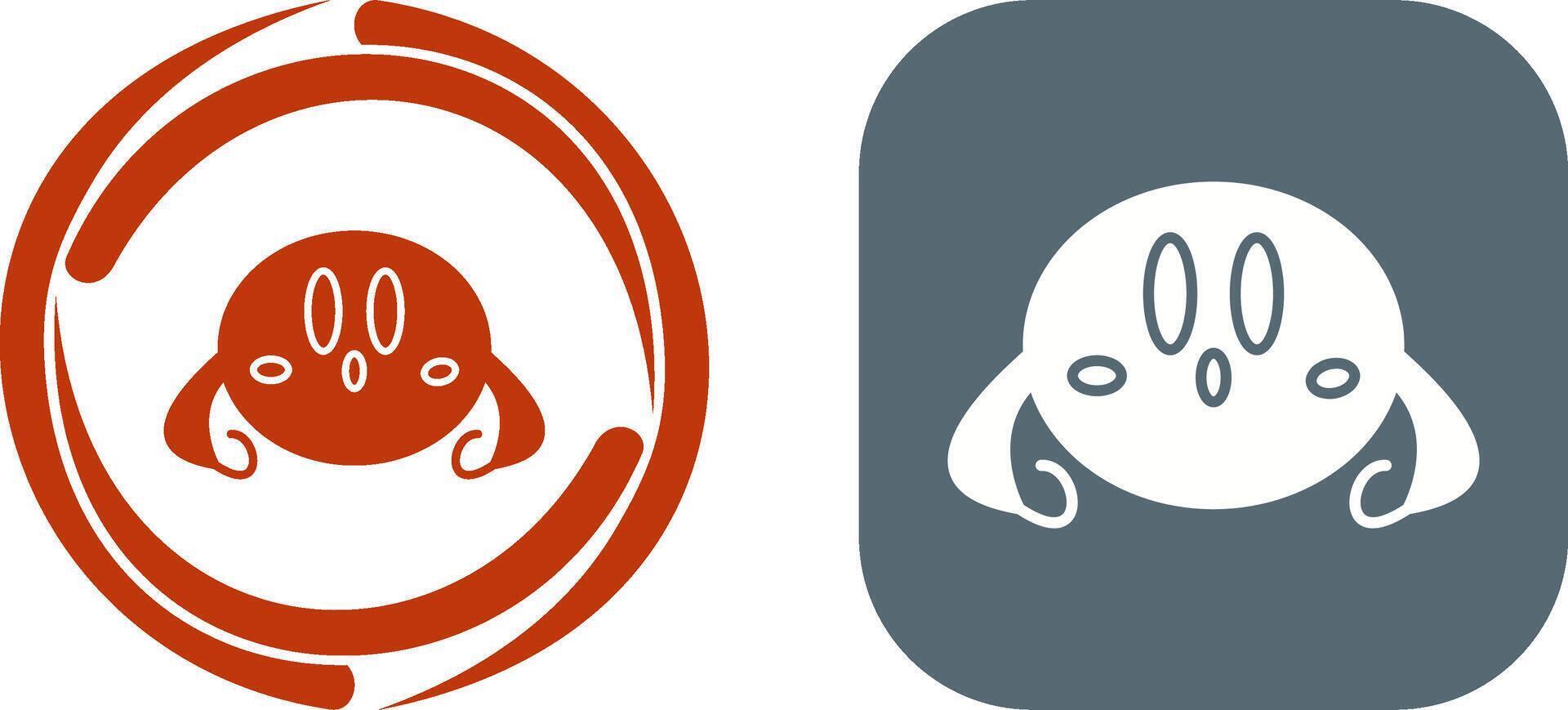 Unique Game Character Icon Design vector