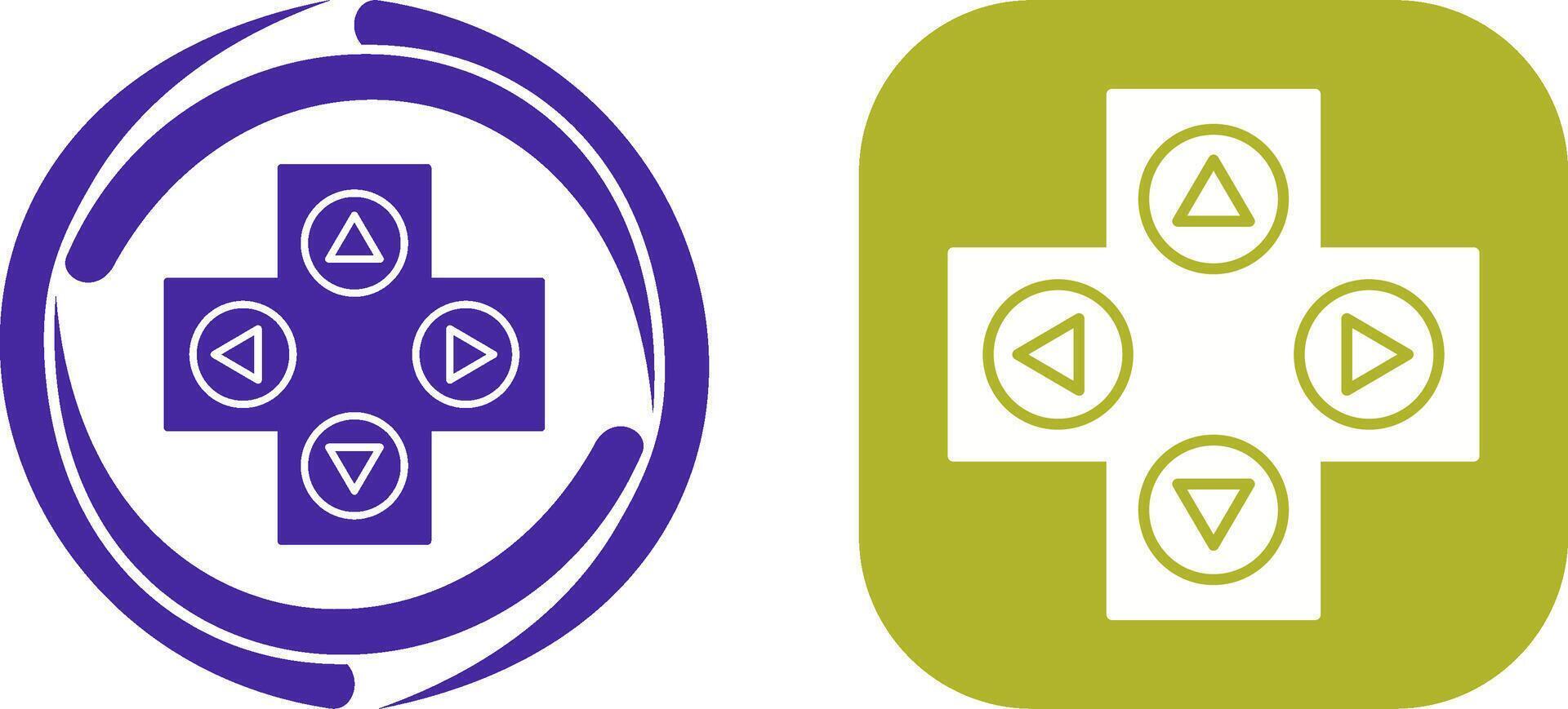 Unique Gaming Control Icon Design vector