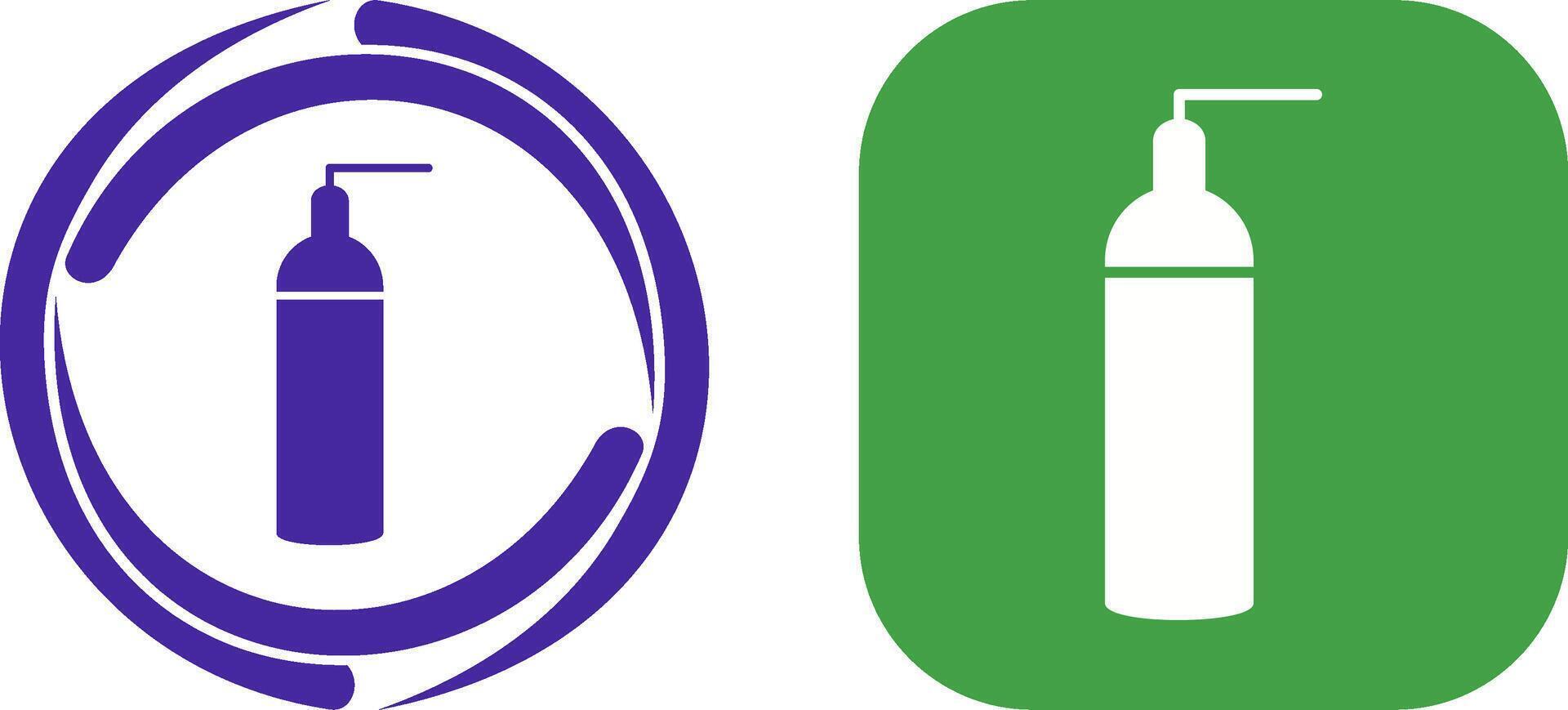Unique Oxygen Tanks Icon Design vector